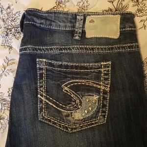 Silver suki mid capri